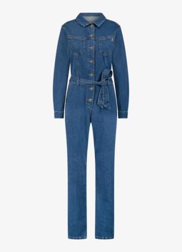 Studio Anneloes Ariane slim fit jumpsuit van denim