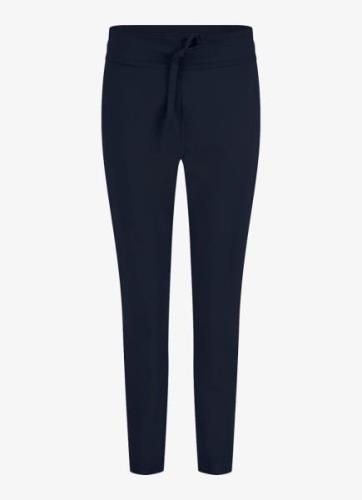 Studio Anneloes Startup high waist slim fit cropped broek met trekkoor...