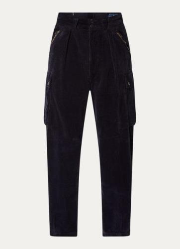 Ralph Lauren Tapered fit broek van corduroy met ritszakken