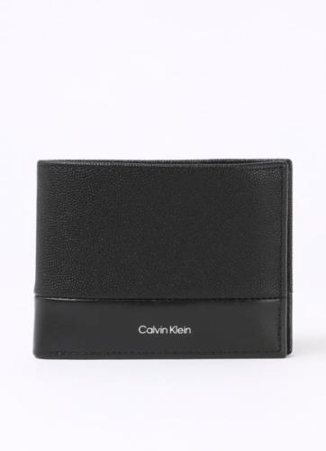 Calvin Klein Portemonnee van leer met logo