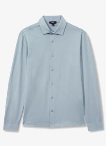 Reiss Mercerised slim fit overhemd van jersey