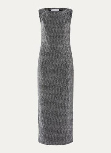 Selected Femme Anita maxi jurk met lurex en split