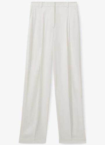 Reiss Lydia high waist wide fit pantalon met plooidetail