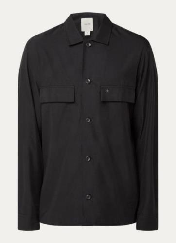 Calvin Klein Regular fit overshirt met borstzakken