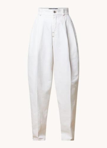 Jacquemus High waist tapered fit jeans met gekleurde wassing