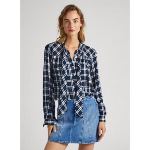 Blouse à carreaux