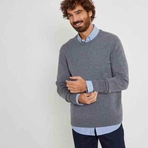 Pull col rond en cachemire, made in Europe