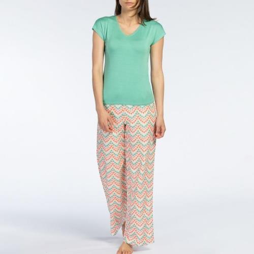 Pyjama manches courtes en viscose Kilim