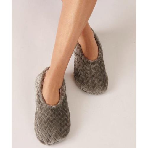 Chaussons d'intérieur moelleux maille Thermolactyl