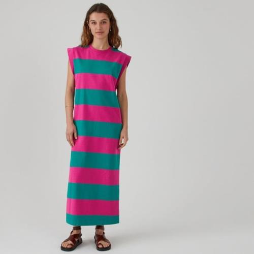 Robe T-shirt longue, à rayures