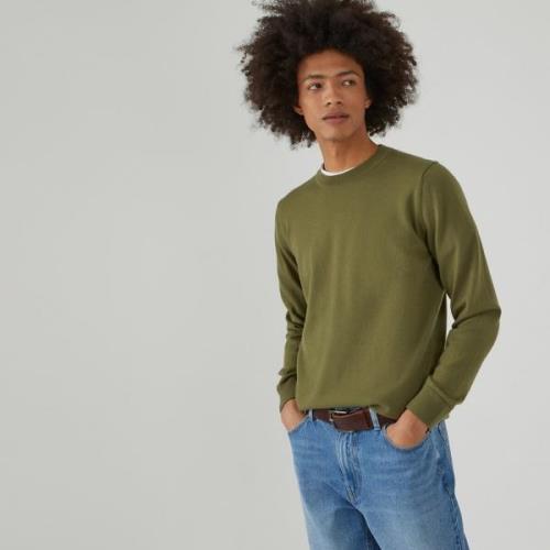 Pull laine mérinos, fabriqué en Europe, Signature