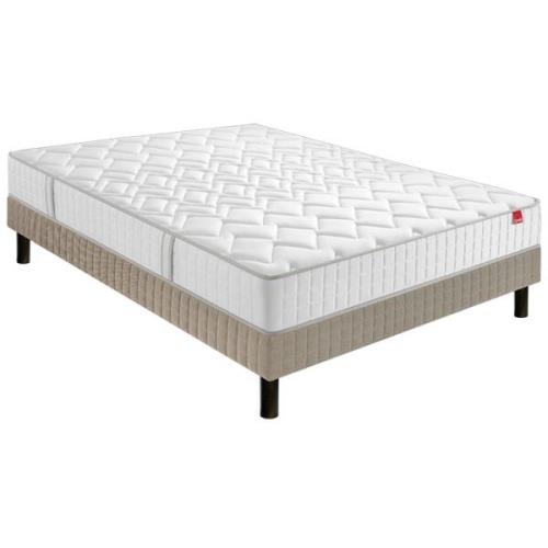 Ensemble matelas ressorts l'Illustre + sommier