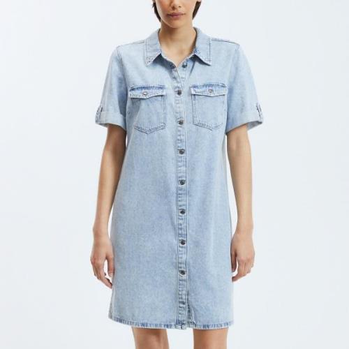 Robe chemise en jean