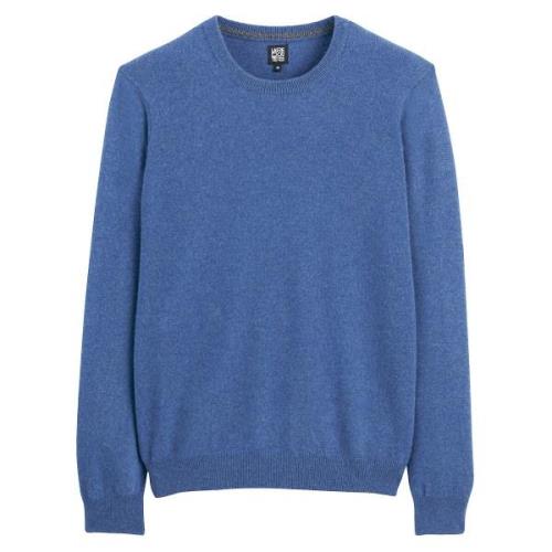 Pull col rond en cachemire, made in Europe