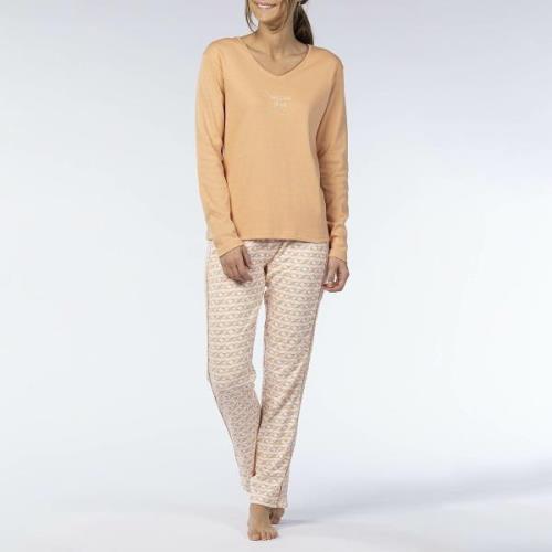 Pyjama manches longues en coton