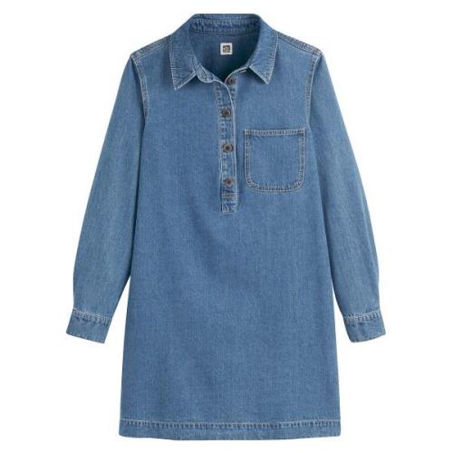 Robe courte en denim, Signature ALBANE