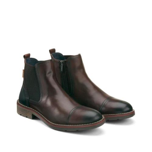 Boots chelsea en cuir York, zip