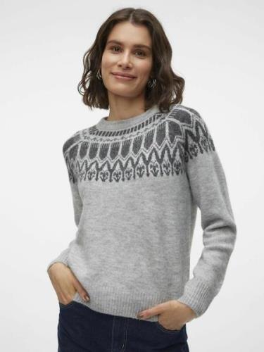 Pull à motif jacquard norvégien