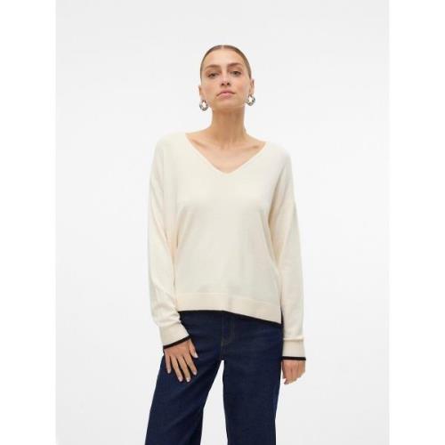 Pull en fine maille, col V