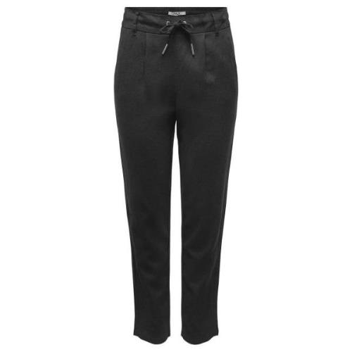 Pantalon droit en lin mélangé