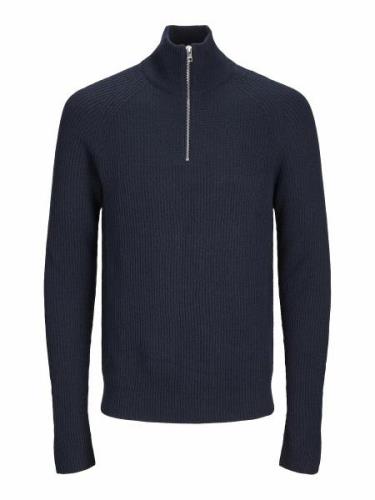 Pull droit demi-zippé