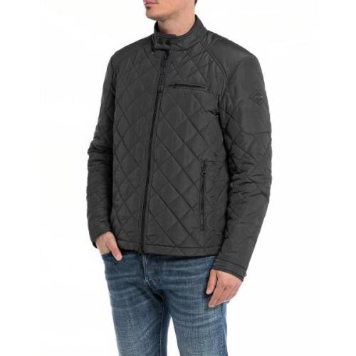 Blouson droit esprit motard