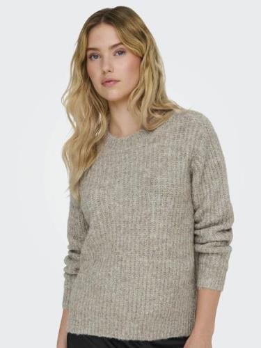 Pull en maille mousseuse, col rond